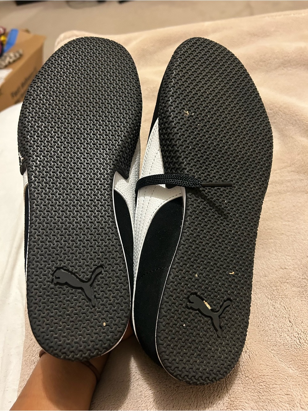 Puma Black and White Bella Donna Sneakers - Picture 3 of 3
